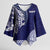 Samoa HRPP Kimono Sleeve Blouse Samoan Motif Patterns - Polynesian Pride