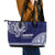 Samoa HRPP Leather Tote Bag Samoan Motif Patterns - Polynesian Pride