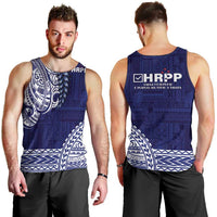 Samoa HRPP Men Tank Top Samoan Motif Patterns - Polynesian Pride