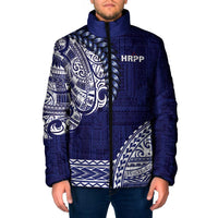 Samoa HRPP Padded Jacket Samoan Motif Patterns - Polynesian Pride