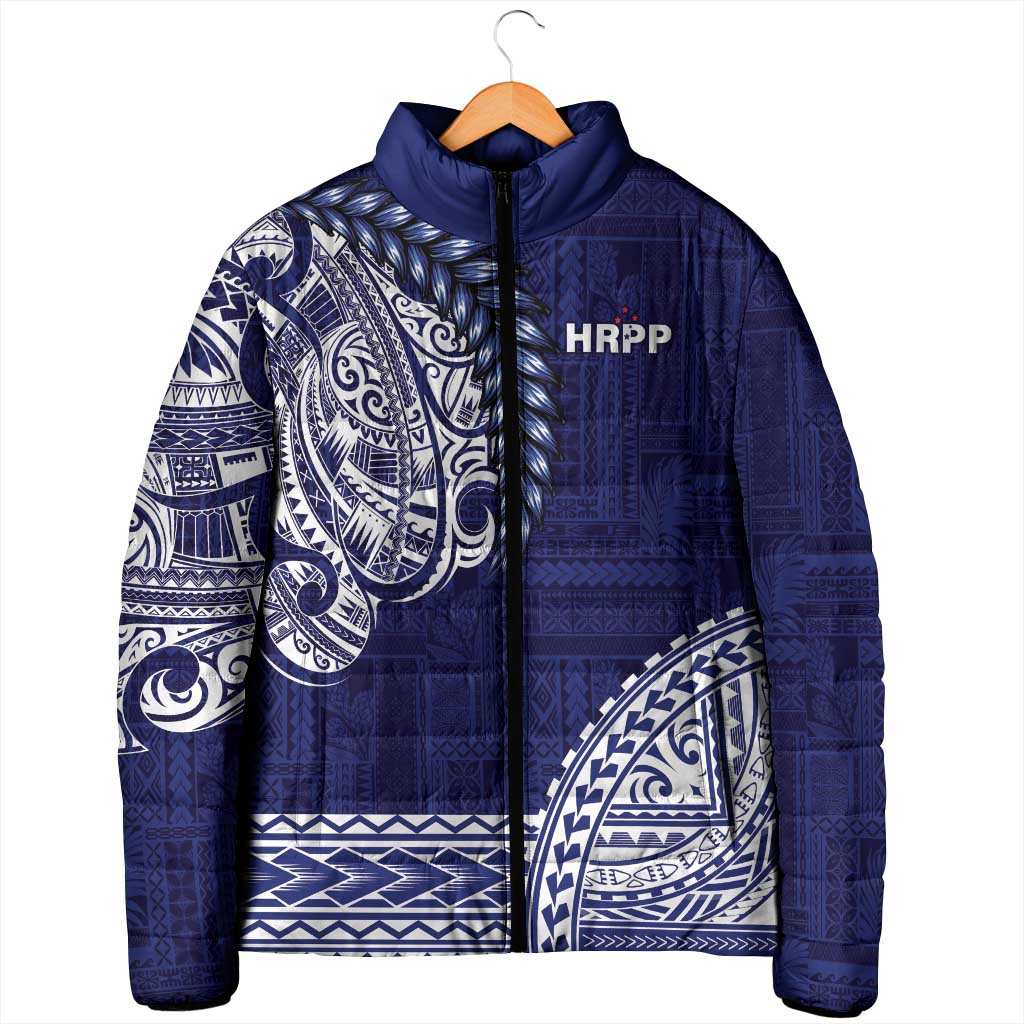 Samoa HRPP Padded Jacket Samoan Motif Patterns - Polynesian Pride