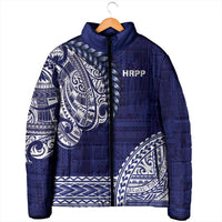 Samoa HRPP Padded Jacket Samoan Motif Patterns - Polynesian Pride