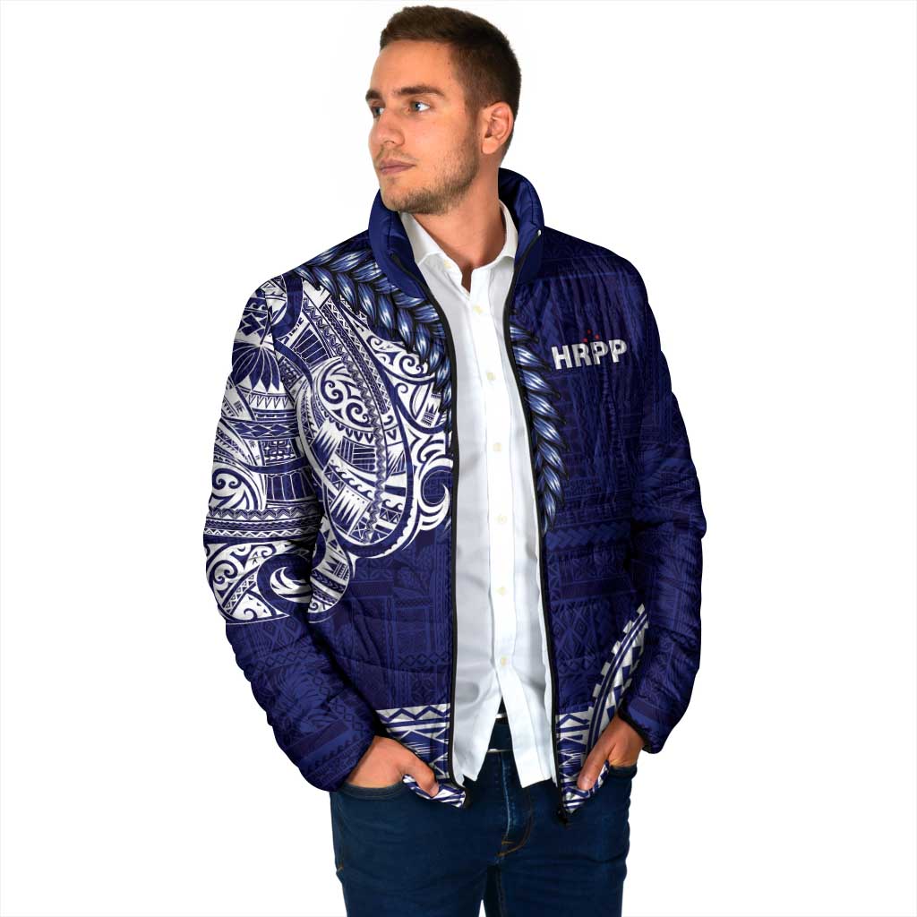 Samoa HRPP Padded Jacket Samoan Motif Patterns - Polynesian Pride