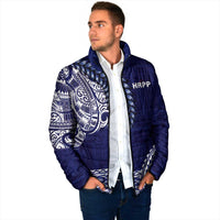Samoa HRPP Padded Jacket Samoan Motif Patterns - Polynesian Pride