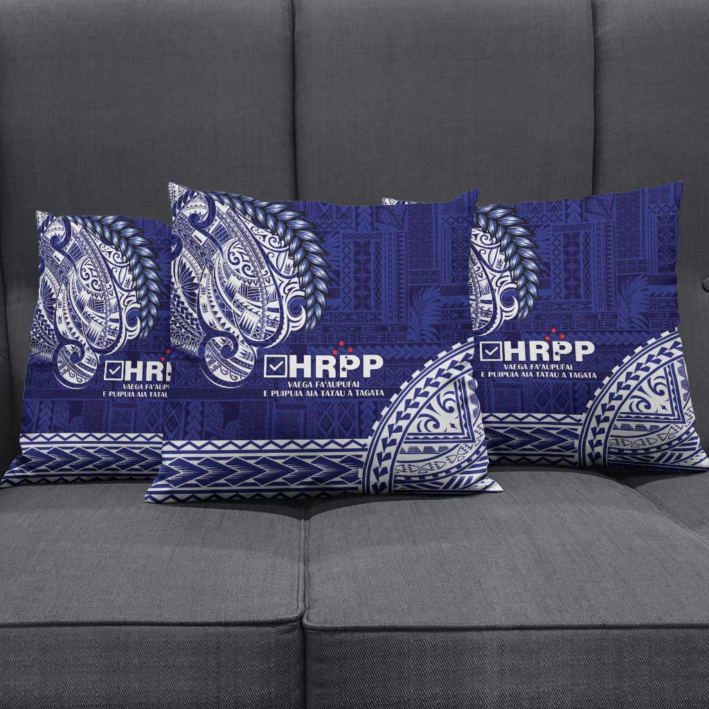 Samoa HRPP Pillow Cover Samoan Motif Patterns - Polynesian Pride