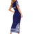 Samoa HRPP Short Sleeve Bodycon Dress Samoan Motif Patterns - Polynesian Pride