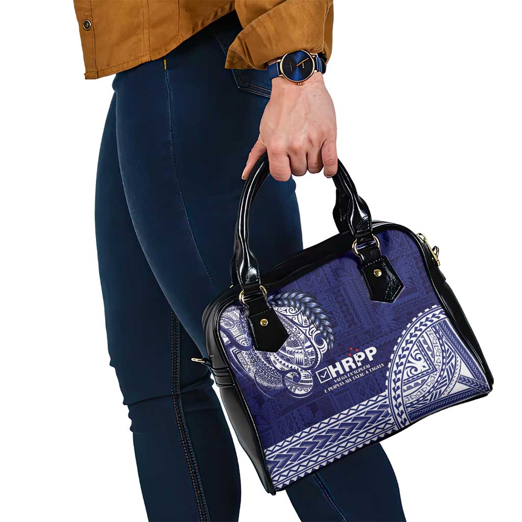 Samoa HRPP Shoulder Handbag Samoan Motif Patterns - Polynesian Pride