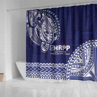 Samoa HRPP Shower Curtain Samoan Motif Patterns - Polynesian Pride