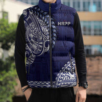 Samoa HRPP Sleeveless Puffer Jacket Samoan Motif Patterns - Polynesian Pride