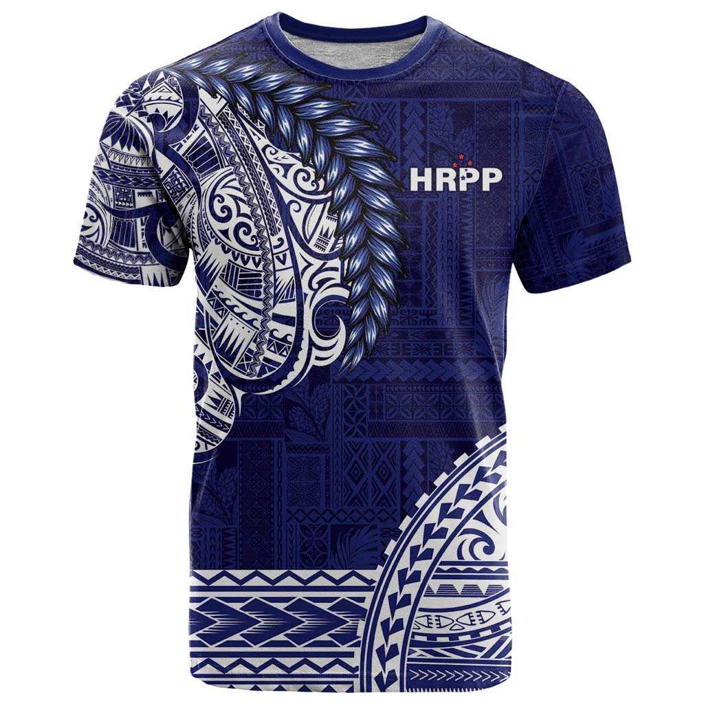Samoa HRPP T Shirt Samoan Motif Patterns - Polynesian Pride