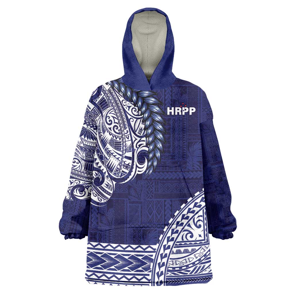 Samoa HRPP Wearable Blanket Hoodie Samoan Motif Patterns - Polynesian Pride