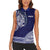 Samoa HRPP Women Sleeveless Polo Shirt Samoan Motif Patterns - Polynesian Pride