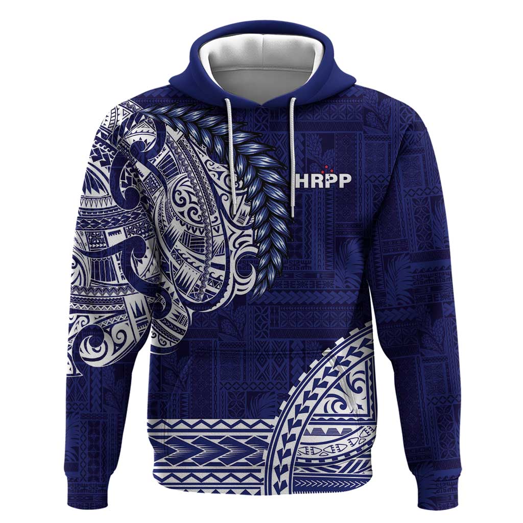 Samoa HRPP Zip Hoodie Samoan Motif Patterns - Polynesian Pride