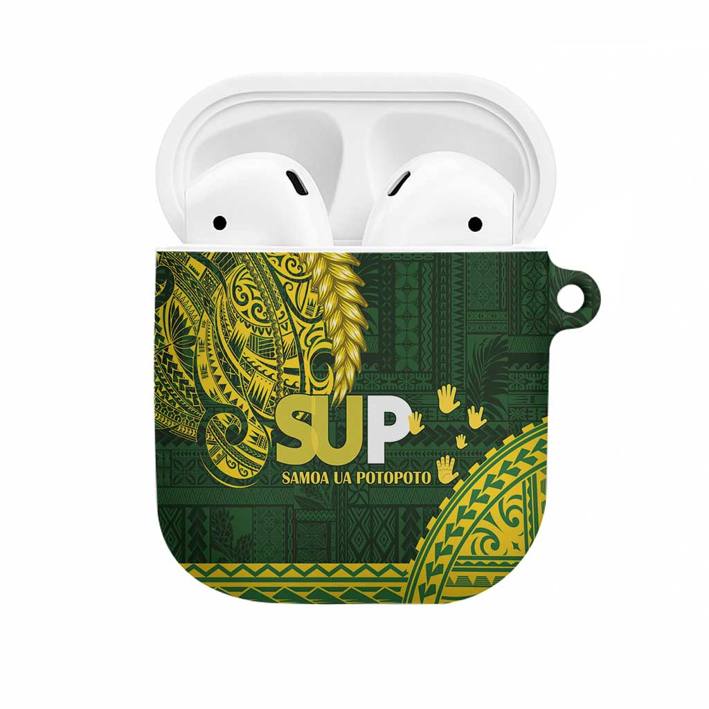 Samoa SUP AirPods Case Samoan Motif Patterns - Polynesian Pride
