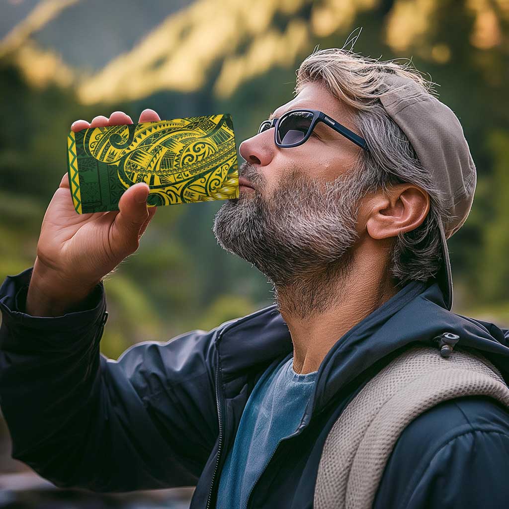 Samoa SUP 4 in 1 Can Cooler Tumbler Samoan Motif Patterns - Polynesian Pride