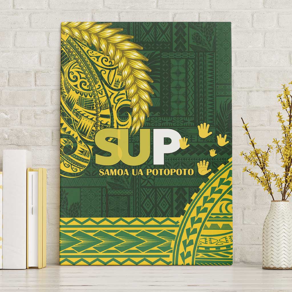 Samoa SUP Canvas Wall Art Samoan Motif Patterns - Polynesian Pride