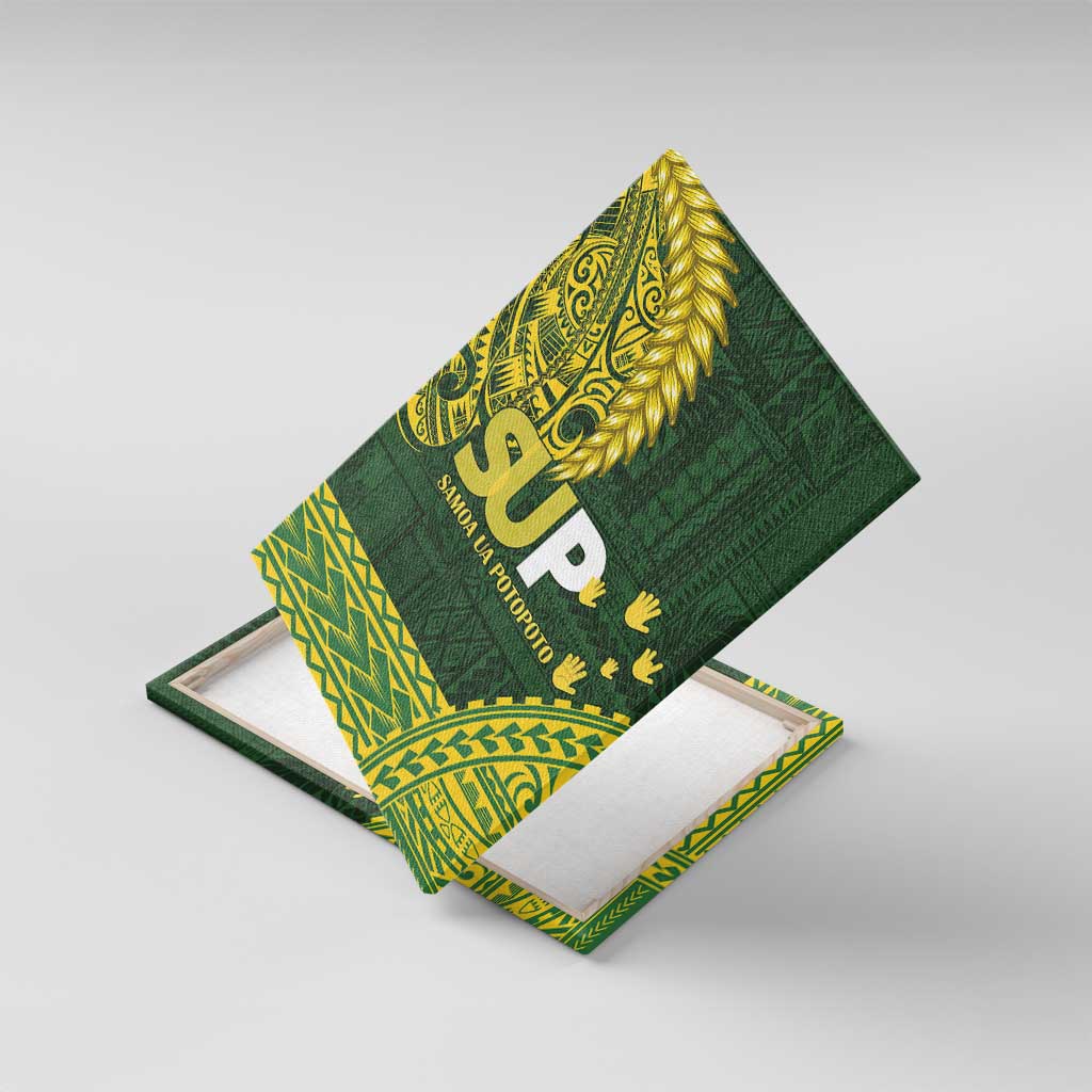 Samoa SUP Canvas Wall Art Samoan Motif Patterns - Polynesian Pride