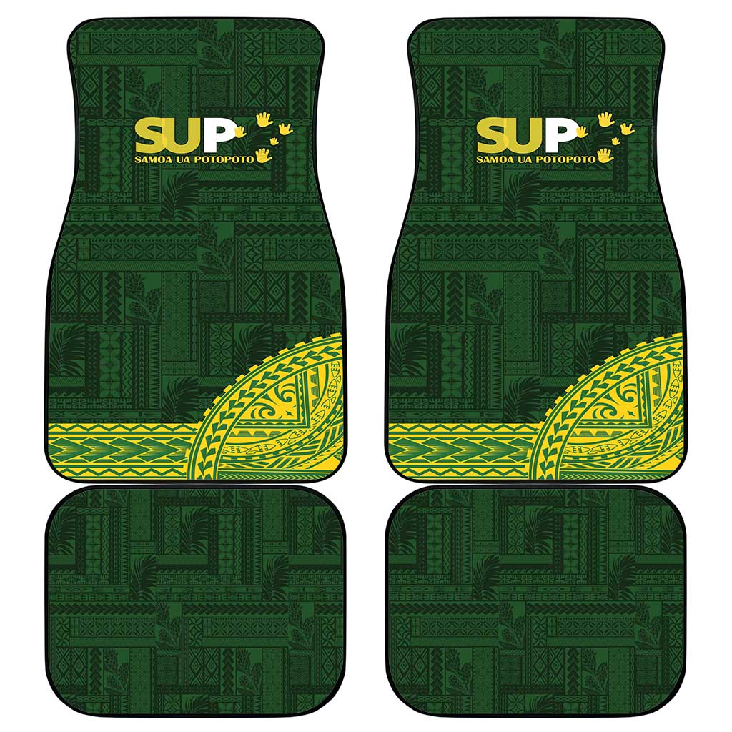 Samoa SUP Car Mats Samoan Motif Patterns - Polynesian Pride