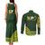 Samoa SUP Couples Matching Tank Maxi Dress and Long Sleeve Button Shirt Samoan Motif Patterns - Polynesian Pride