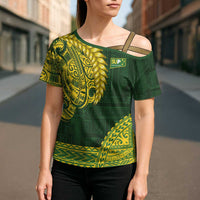 Samoa SUP Cross Shoulder Shirt Samoan Motif Patterns - Polynesian Pride