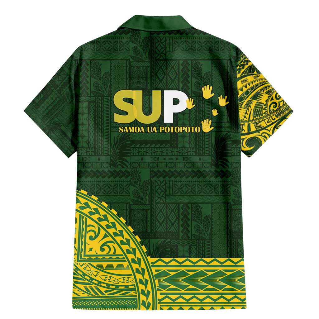 Samoa SUP Family Matching Mermaid Dress and Hawaiian Shirt Samoan Motif Patterns - Polynesian Pride
