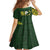 Samoa SUP Family Matching Off Shoulder Short Dress and Hawaiian Shirt Samoan Motif Patterns - Polynesian Pride