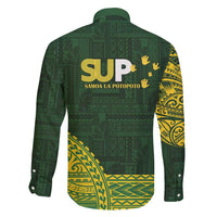 Samoa SUP Family Matching Puletasi and Hawaiian Shirt Samoan Motif Patterns - Polynesian Pride