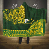 Samoa SUP Hooded Blanket Samoan Motif Patterns - Polynesian Pride