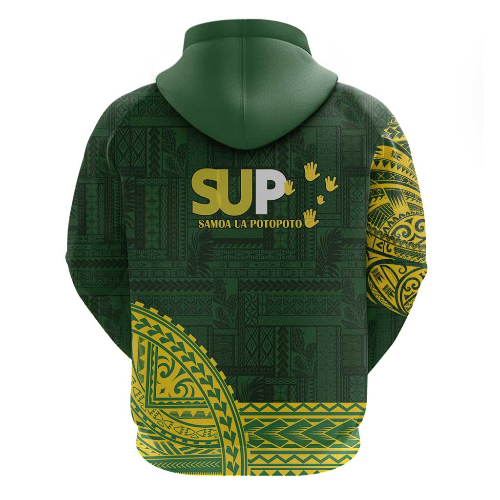 Samoa SUP Hoodie Samoan Motif Patterns - Polynesian Pride