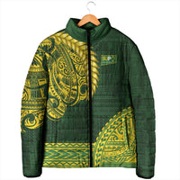 Samoa SUP Padded Jacket Samoan Motif Patterns - Polynesian Pride