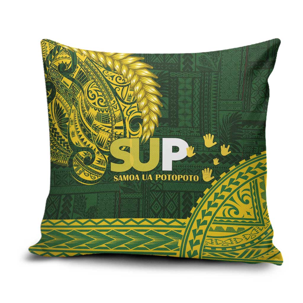 Samoa SUP Pillow Cover Samoan Motif Patterns - Polynesian Pride