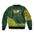 Samoa SUP Sleeve Zip Bomber Jacket Samoan Motif Patterns - Polynesian Pride