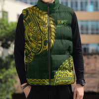 Samoa SUP Sleeveless Puffer Jacket Samoan Motif Patterns - Polynesian Pride