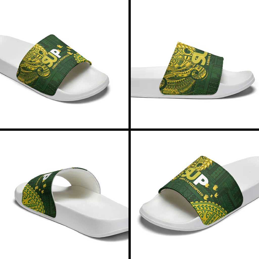 Samoa SUP Slide Sandals Samoan Motif Patterns - Polynesian Pride