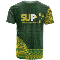 Samoa SUP T Shirt Samoan Motif Patterns - Polynesian Pride