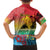 Personalised Torba PNG Day Family Matching Long Sleeve Bodycon Dress and Hawaiian Shirt Oro Tapa Pattern - Polynesian Pride