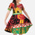 Personalised Torba PNG Day Family Matching Long Sleeve Bodycon Dress and Hawaiian Shirt Oro Tapa Pattern - Polynesian Pride