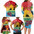 Personalised Torba PNG Day Family Matching Long Sleeve Bodycon Dress and Hawaiian Shirt Oro Tapa Pattern - Polynesian Pride