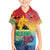 Personalised Torba PNG Day Family Matching Long Sleeve Bodycon Dress and Hawaiian Shirt Oro Tapa Pattern - Polynesian Pride