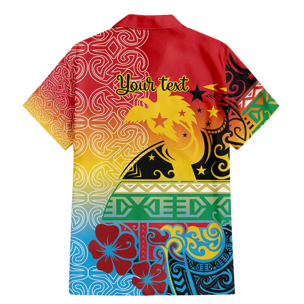 Personalised Torba PNG Day Family Matching Mermaid Dress and Hawaiian Shirt Oro Tapa Pattern - Polynesian Pride