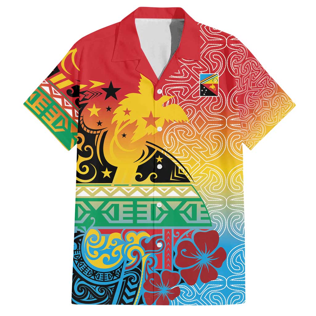 Personalised Torba PNG Day Family Matching Puletasi and Hawaiian Shirt Oro Tapa Pattern - Polynesian Pride