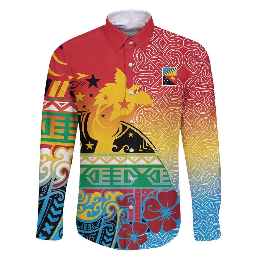 Personalised Torba PNG Day Family Matching Puletasi and Hawaiian Shirt Oro Tapa Pattern - Polynesian Pride