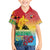 Personalised Torba PNG Day Family Matching Short Sleeve Bodycon Dress and Hawaiian Shirt Oro Tapa Pattern - Polynesian Pride