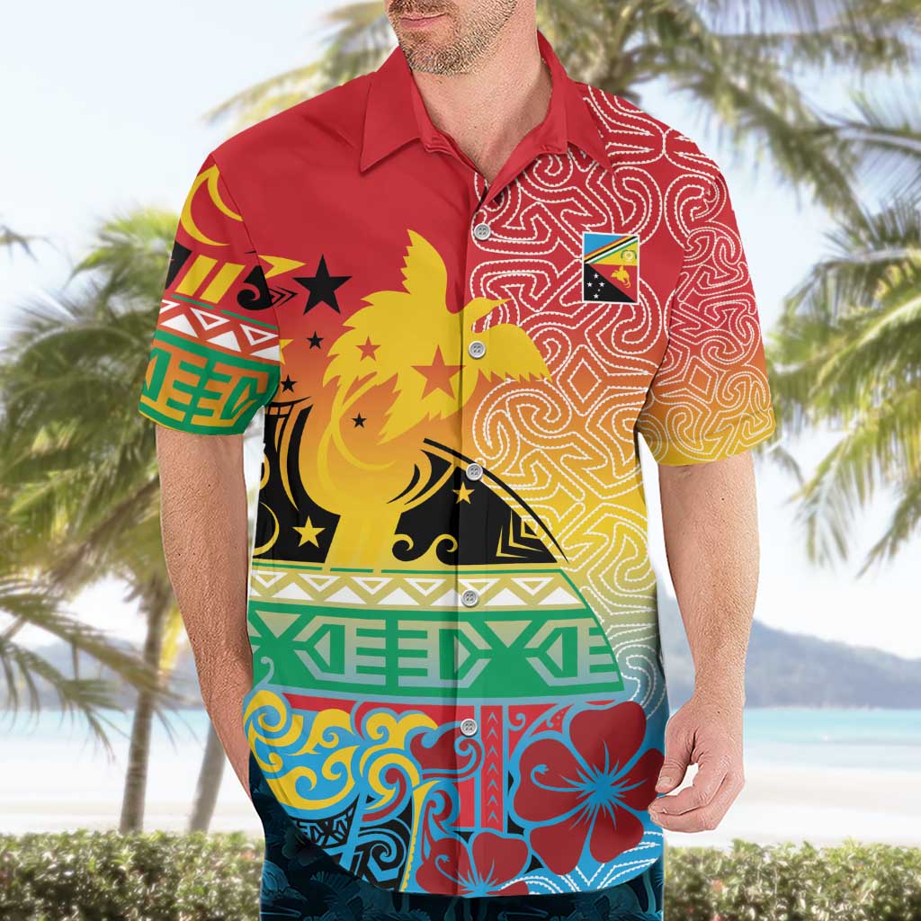 Personalised Torba PNG Day Hawaiian Shirt Oro Tapa Pattern - Polynesian Pride