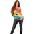 Personalised Torba PNG Day Off Shoulder Sweater Oro Tapa Pattern - Polynesian Pride
