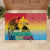 Personalised Torba PNG Day Rubber Doormat Oro Tapa Pattern - Polynesian Pride