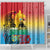 Personalised Torba PNG Day Shower Curtain Oro Tapa Pattern - Polynesian Pride