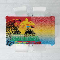 Personalised Torba PNG Day Tablecloth Oro Tapa Pattern - Polynesian Pride
