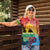 Personalised Torba PNG Day Women Polo Shirt Oro Tapa Pattern - Polynesian Pride