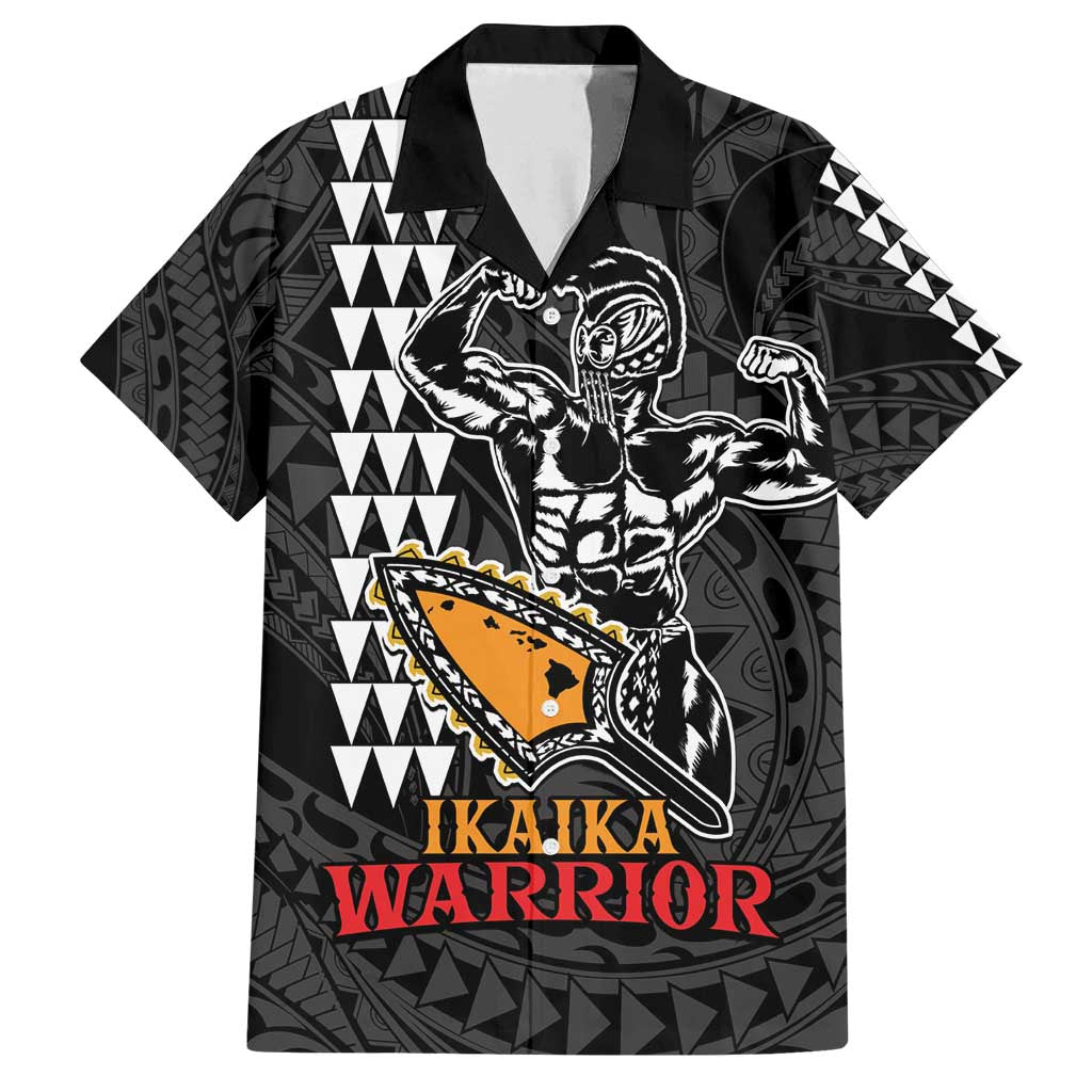 Aloha Spirit Ikaika Warrior Helmet Family Matching Puletasi and Hawaiian Shirt